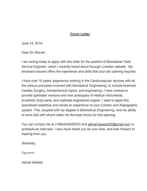 36096 tailoring cover letter