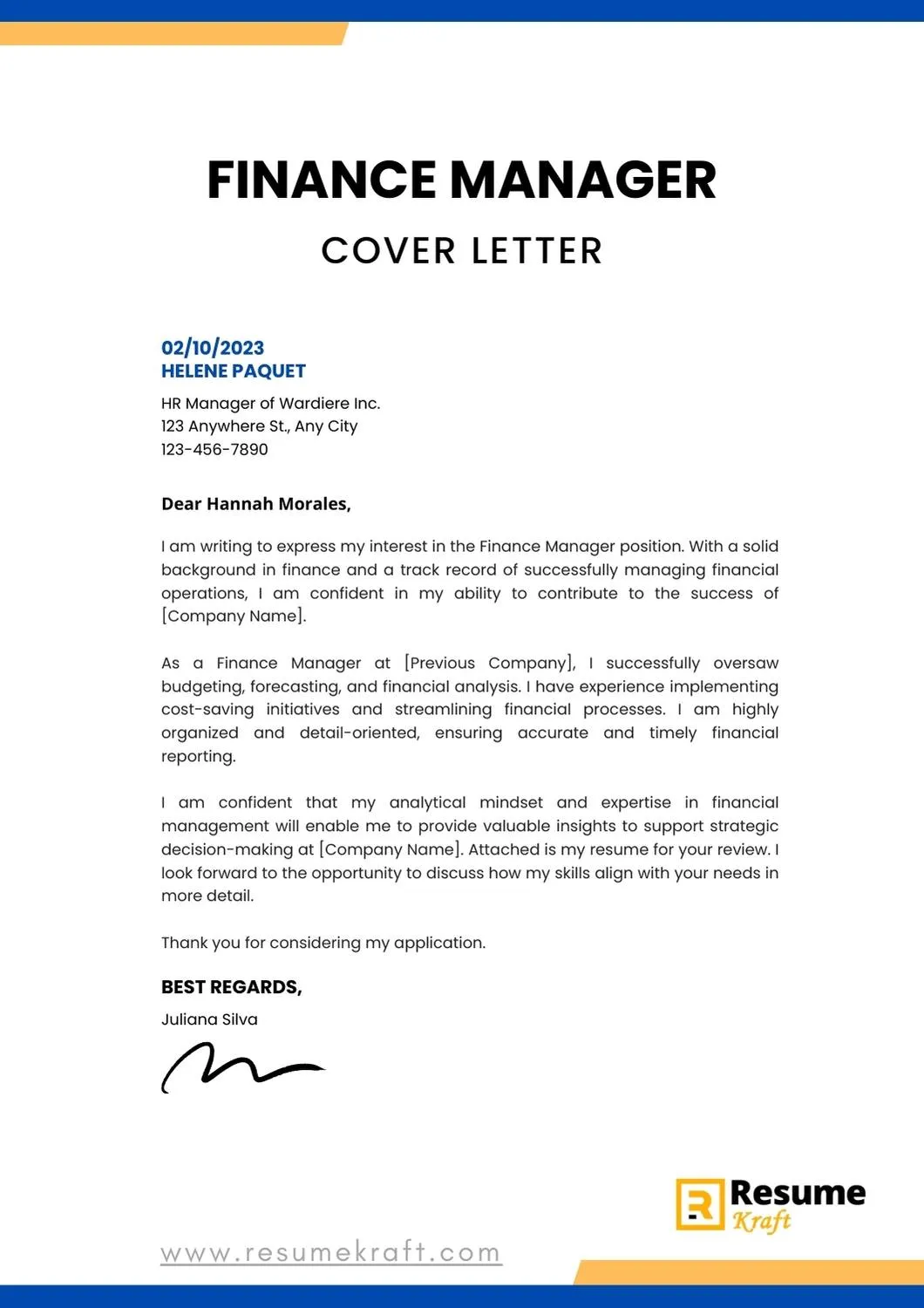 36106 cover letter importance