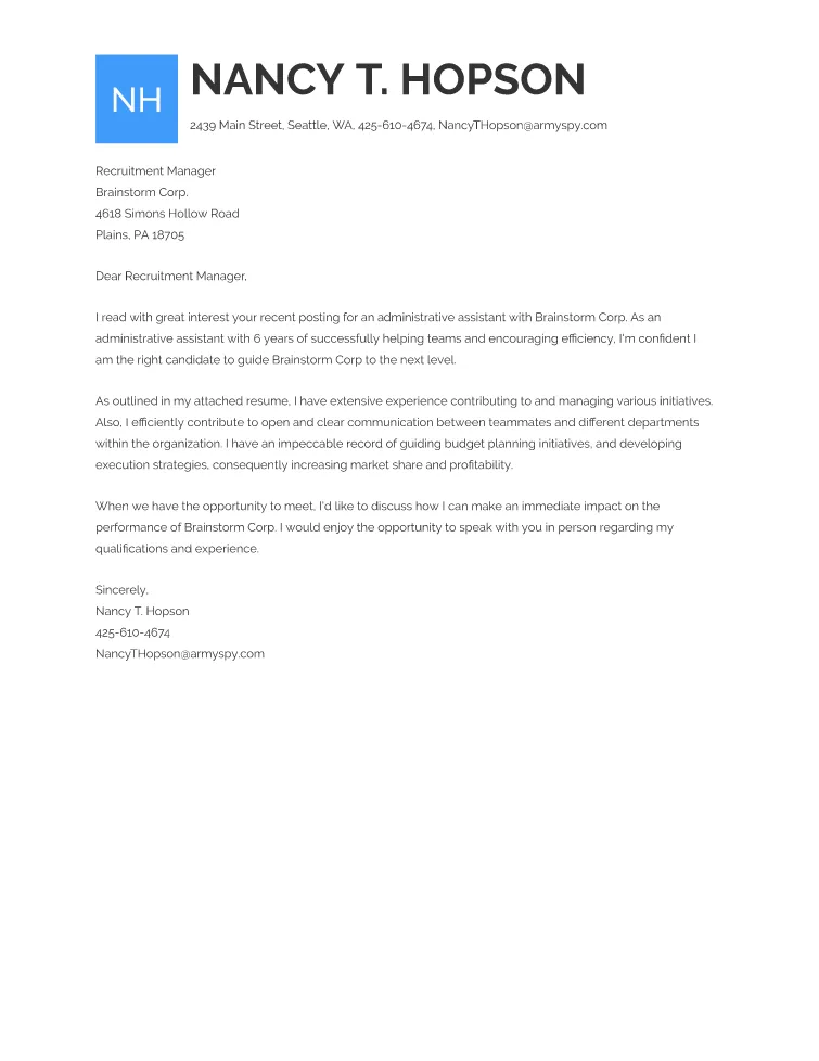 36114 cover letter format