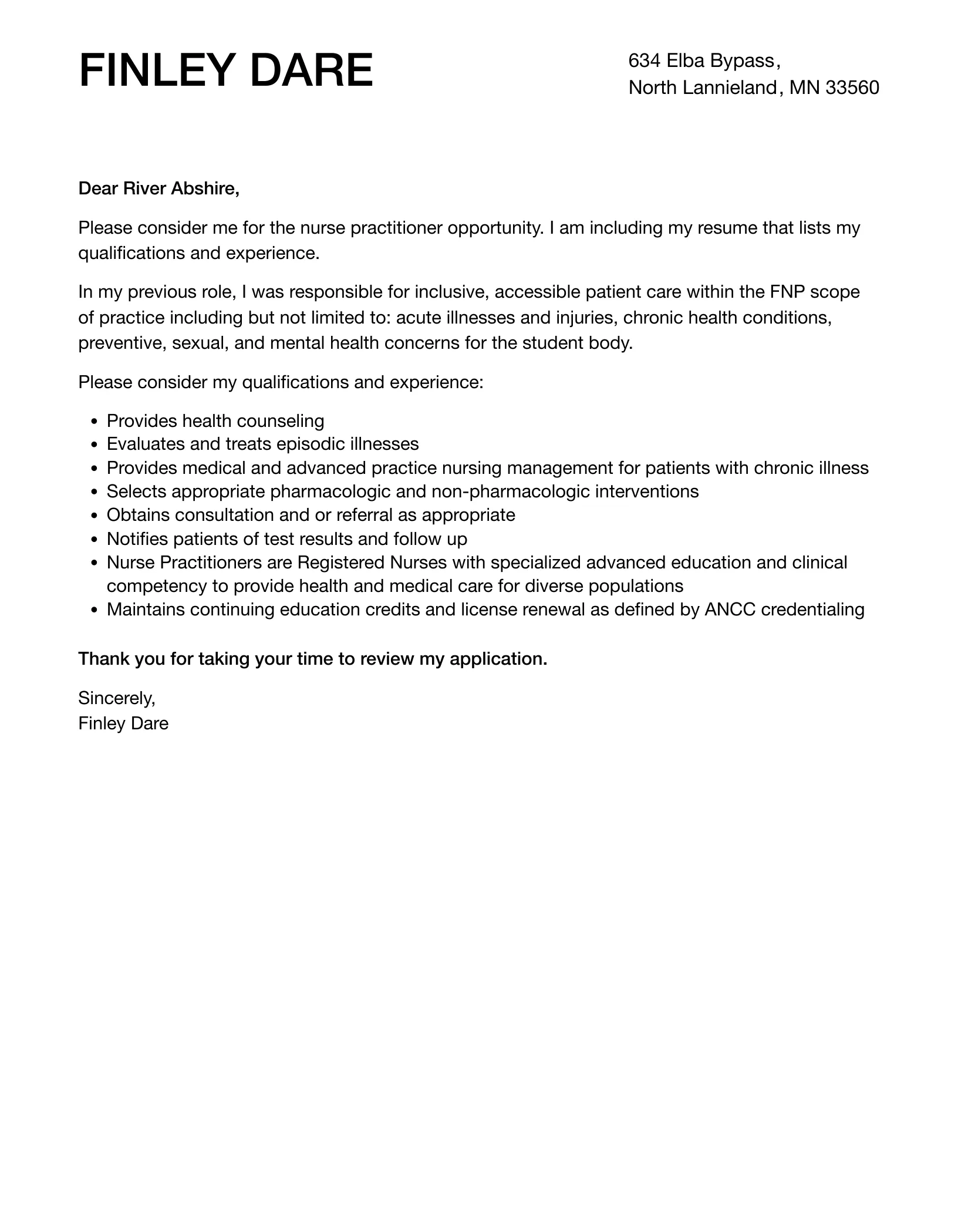 36115 cover letter tips