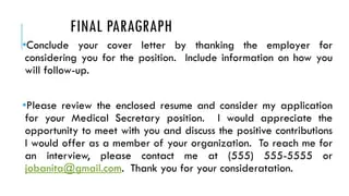 36119 cover letter concluding paragraph
