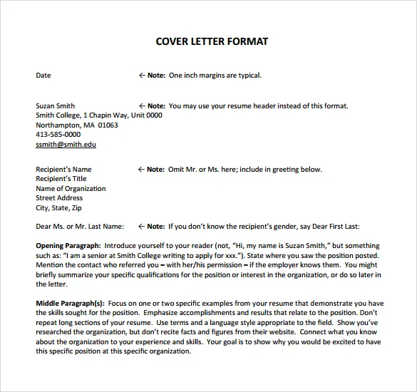 36136 cover letter formatting