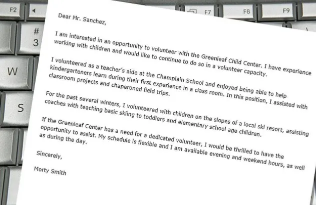 36140 cover letter components