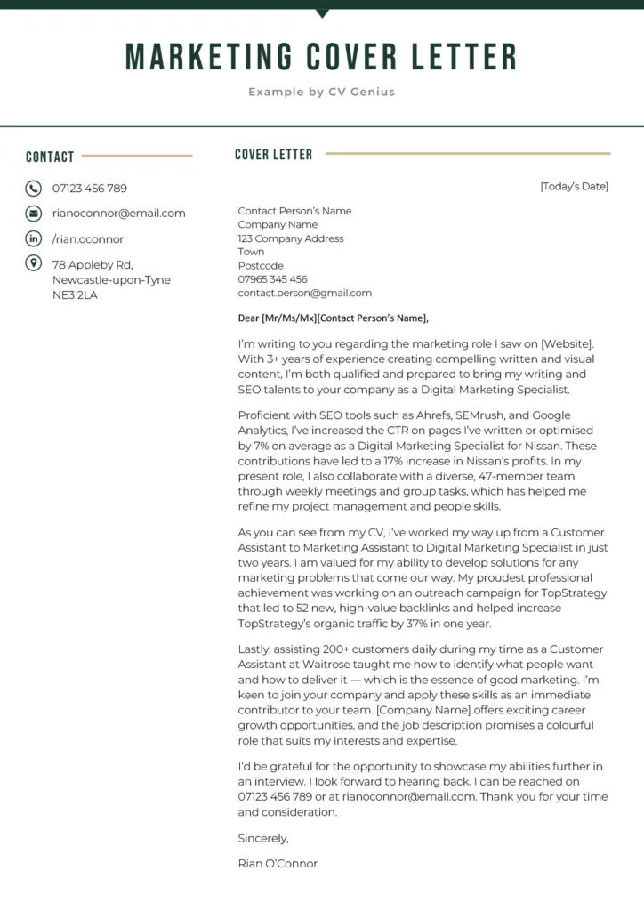 36141 creative marketing cover letter