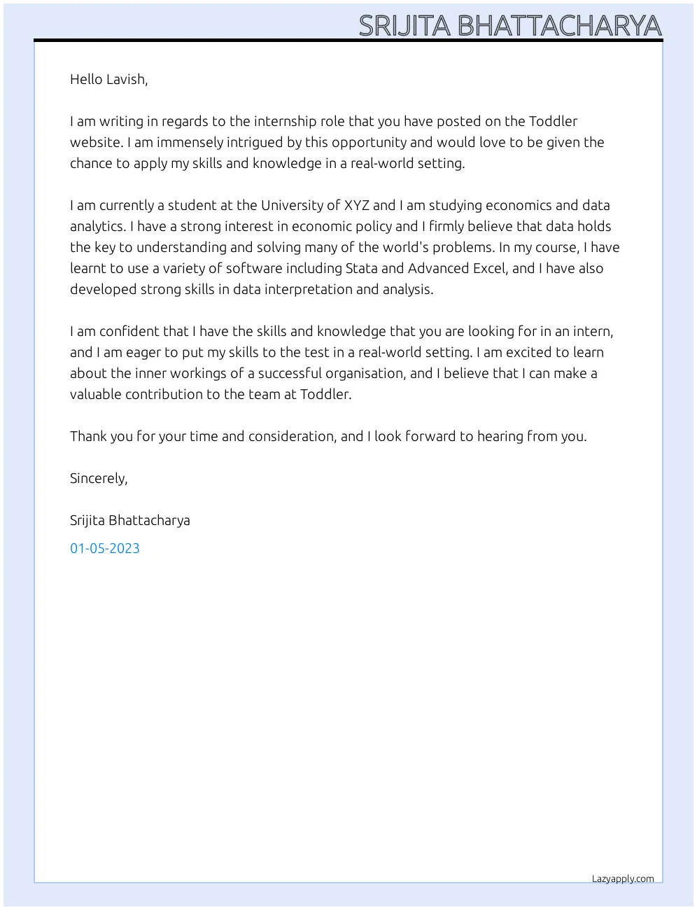 36147 student cover letter template