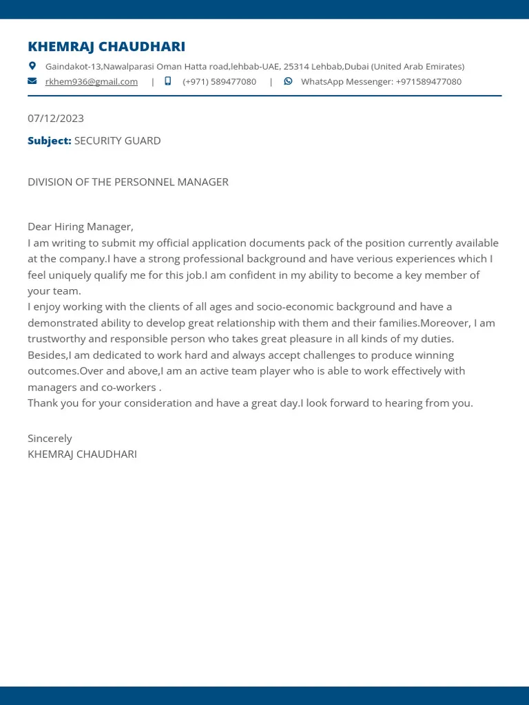 36154 cover letter importance