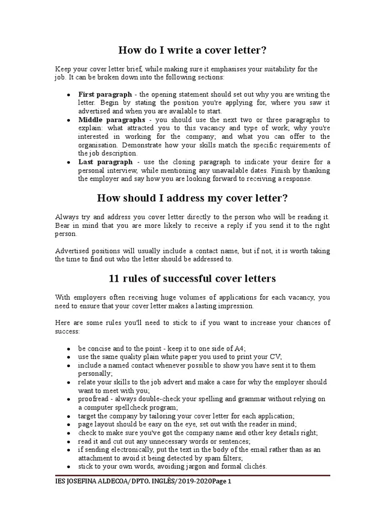 36160 cover letter overview
