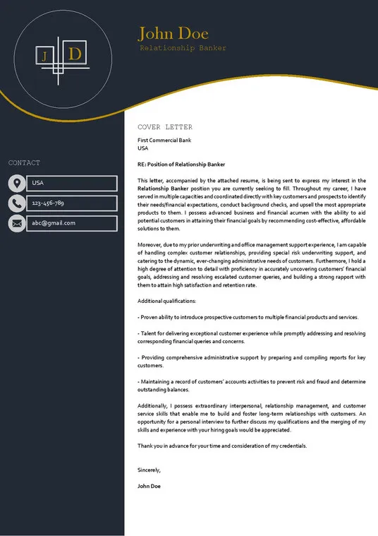 36165 achievements cover letter