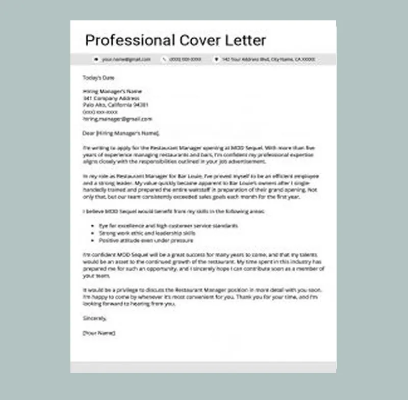 36165 tailoring cover letter