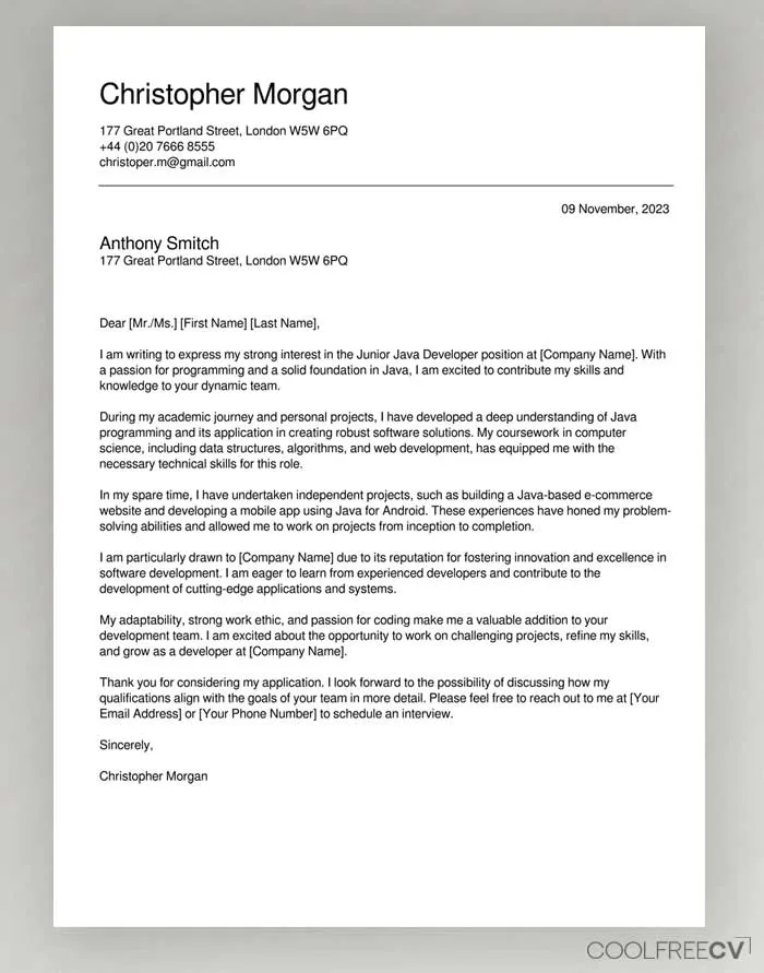 36169 cover letter action verbs