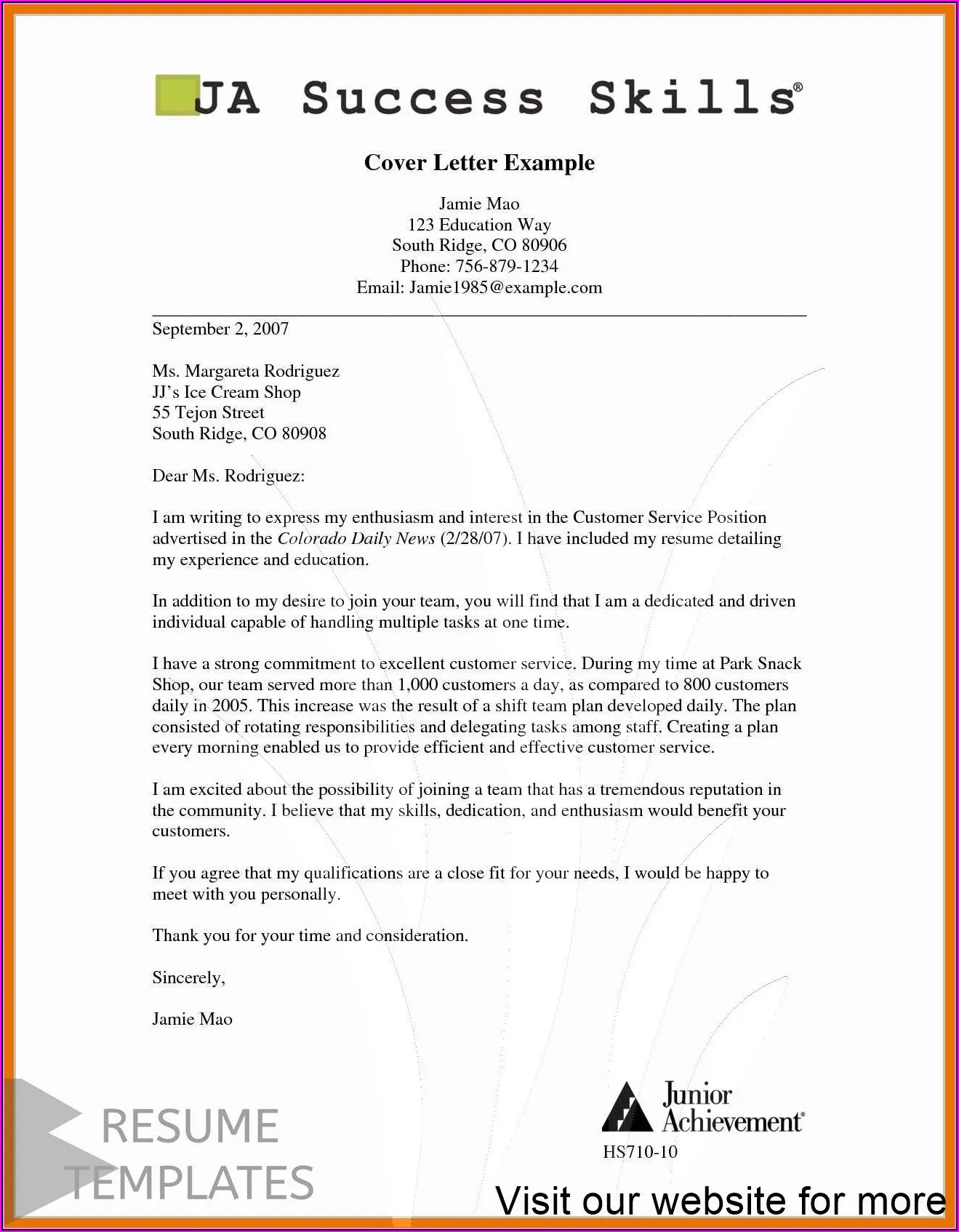 36169 cover letter template options