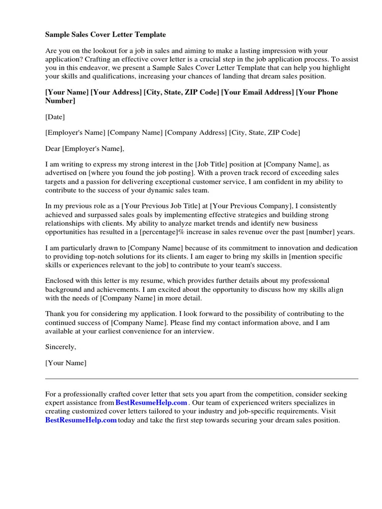 36170 sales cover letter template