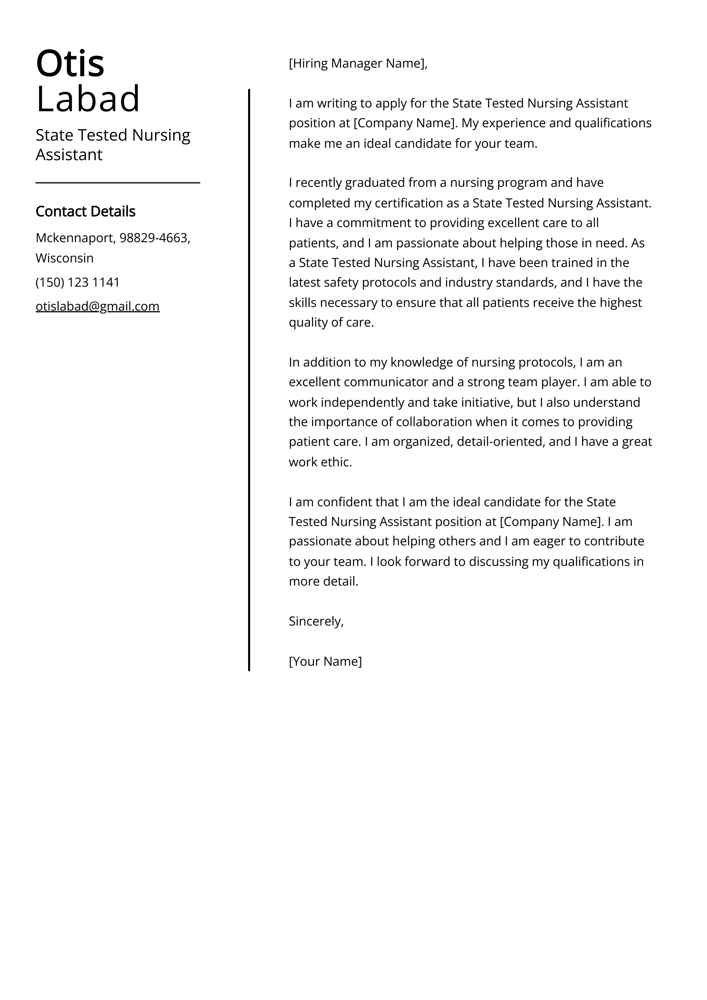 36184 nursing assistant experience