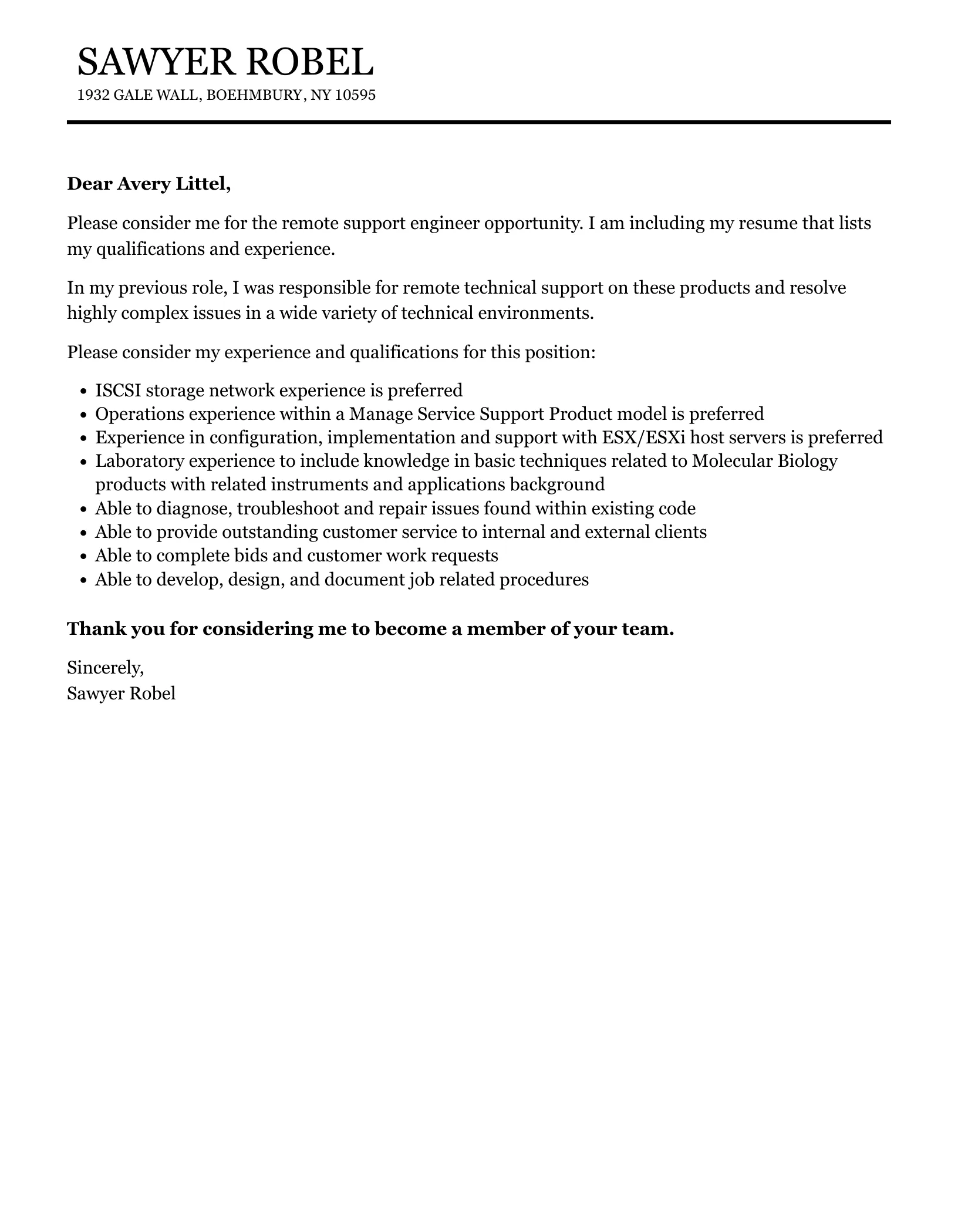 36185 tailor cover letter