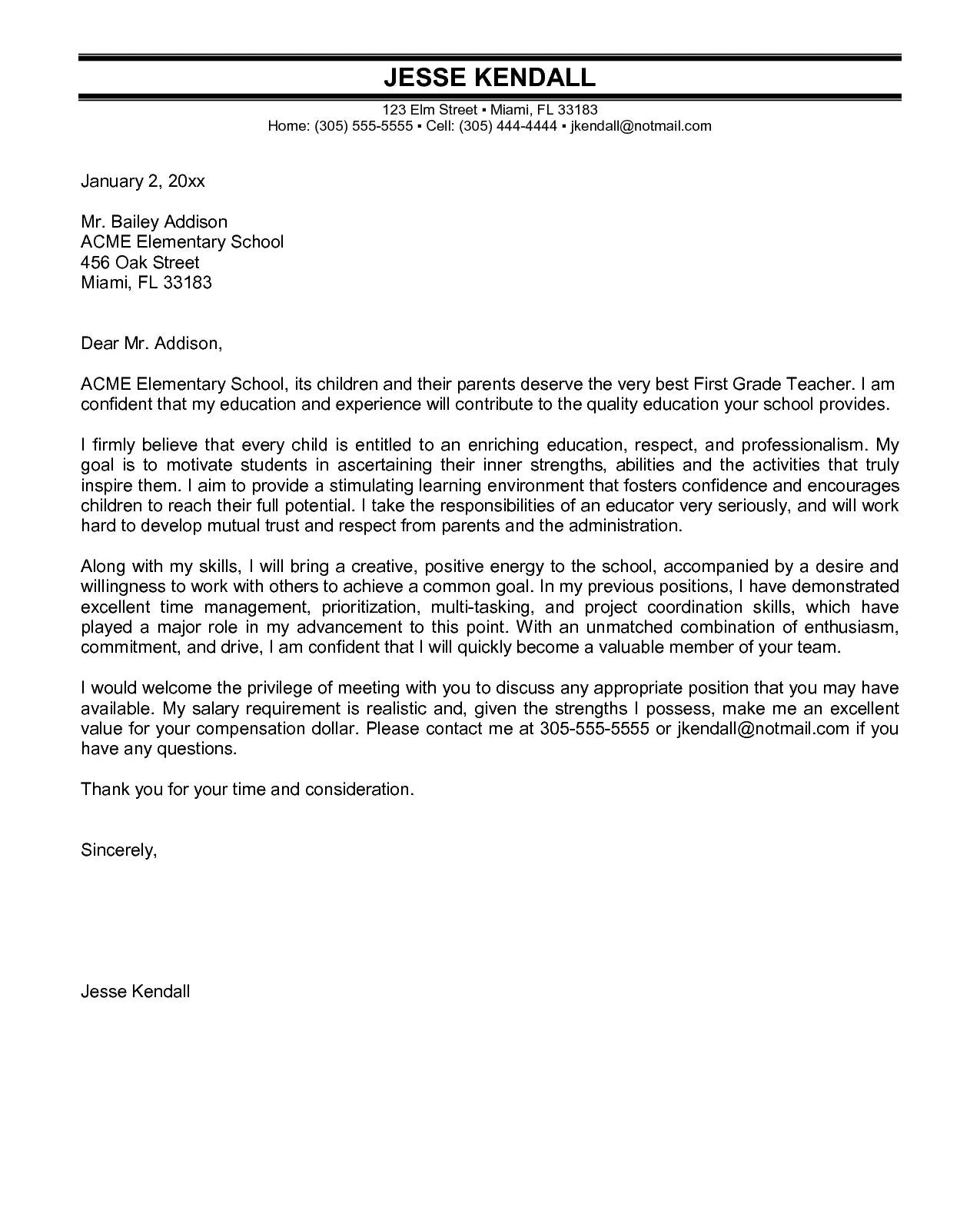 36186 resume cover letter header