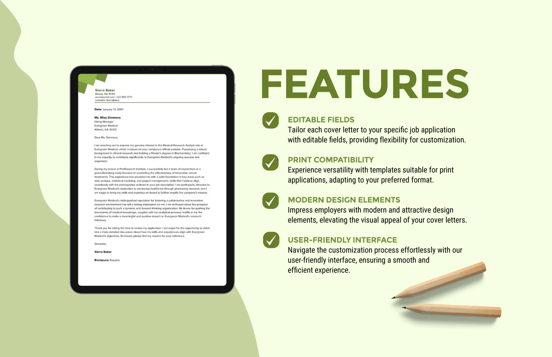 36195 cover letter formatting