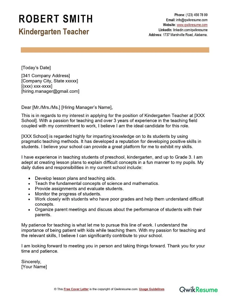 36207 cover letter formatting