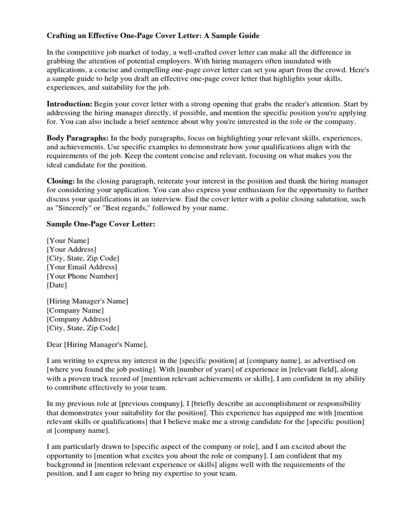 36227 one page cover letter