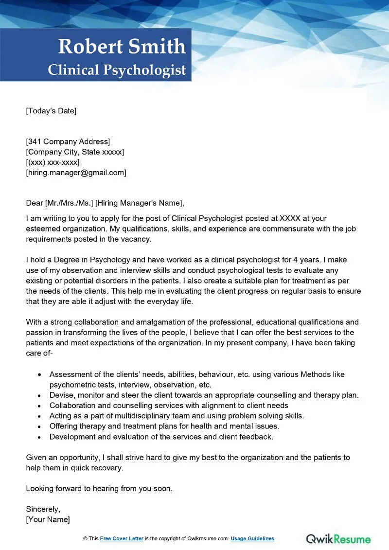 36228 research psychologist cover letter