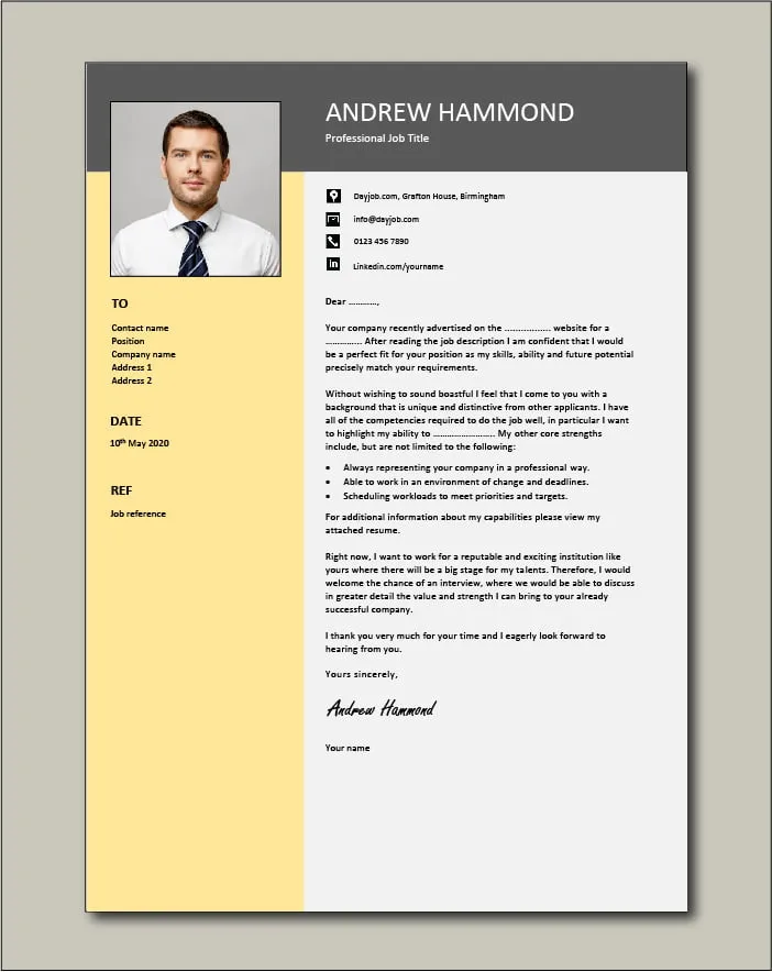36231 cover letter template