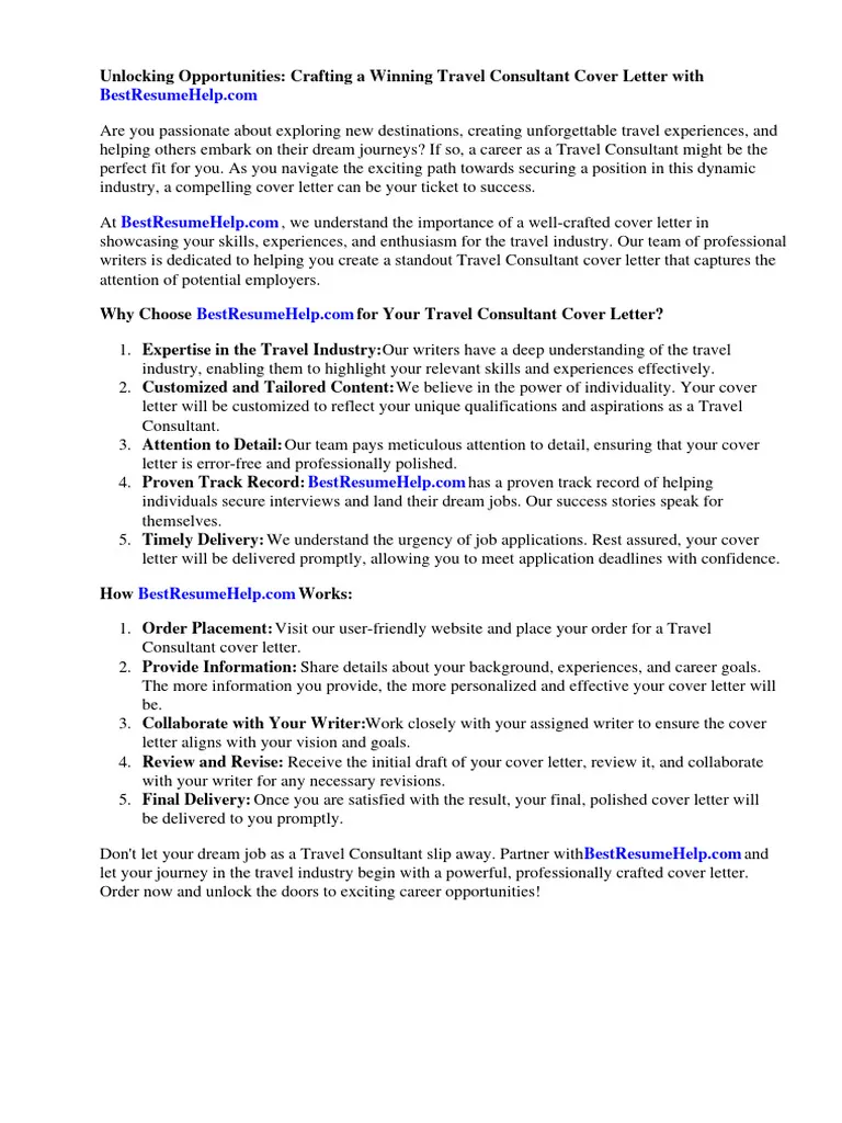 36233 cover letter travel consultant image1