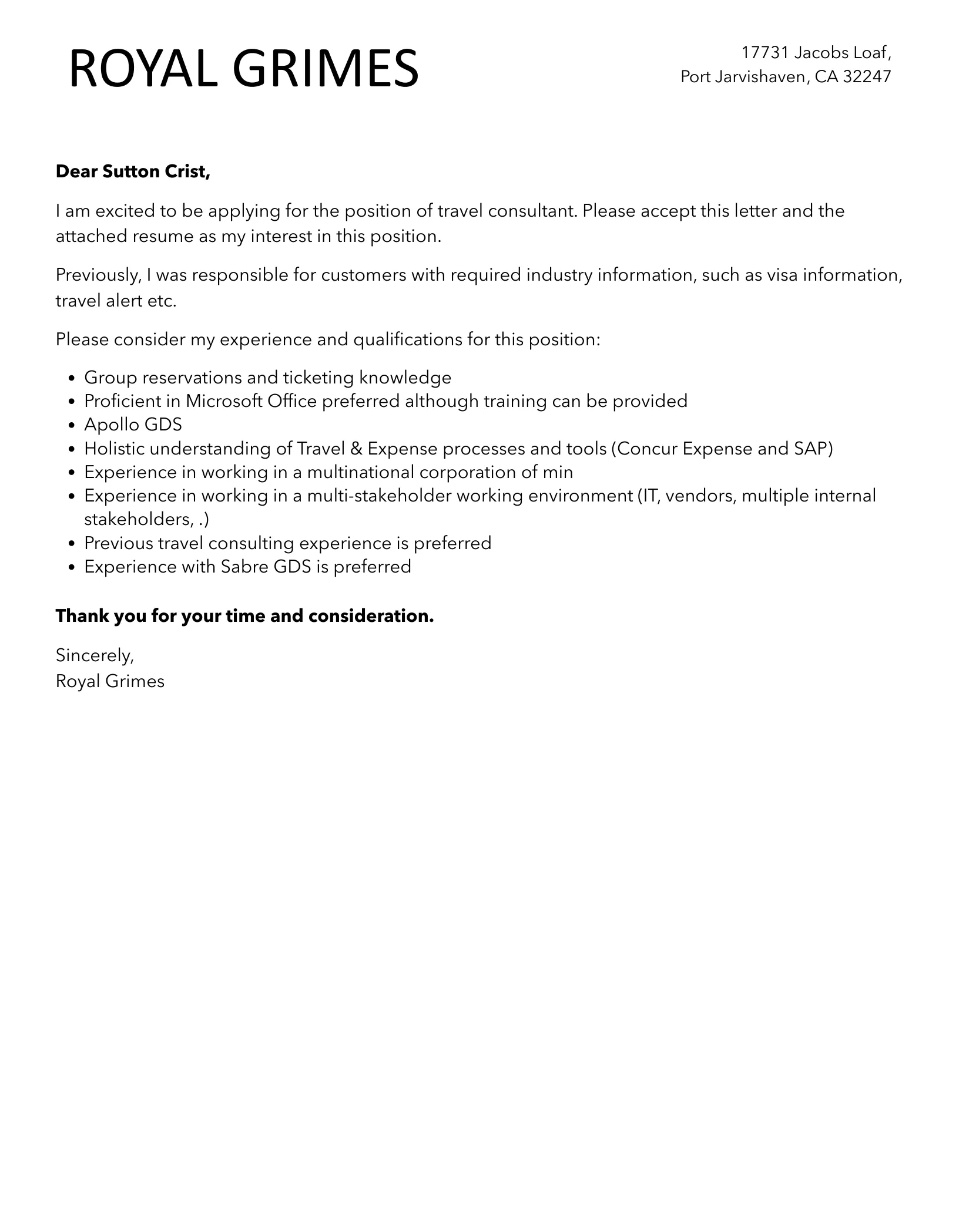 36233 cover letter travel consultant image6