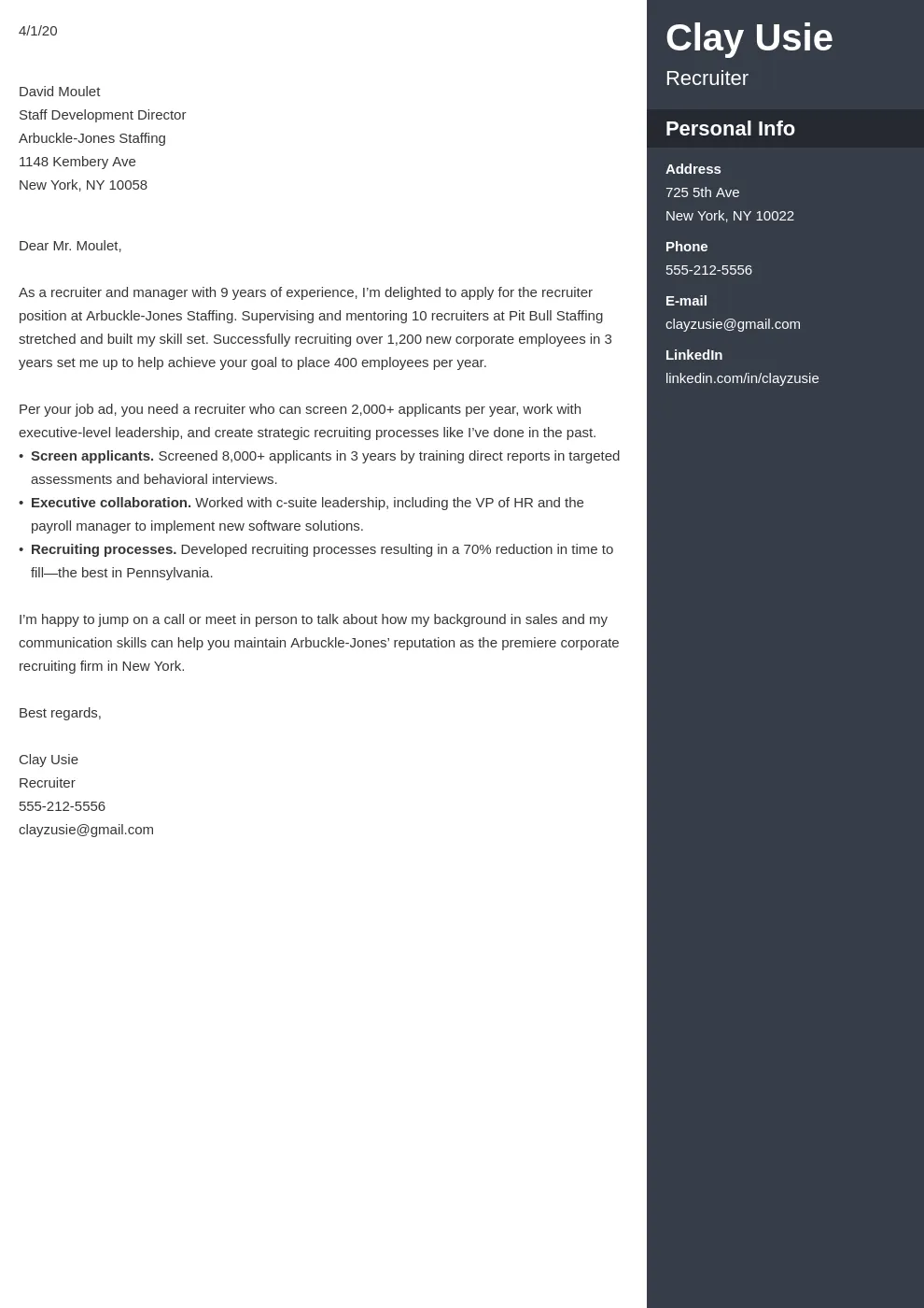 36236 cover letter formatting