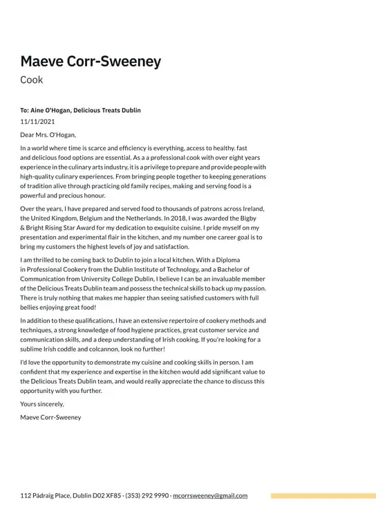 36241 cover letter cook formatting