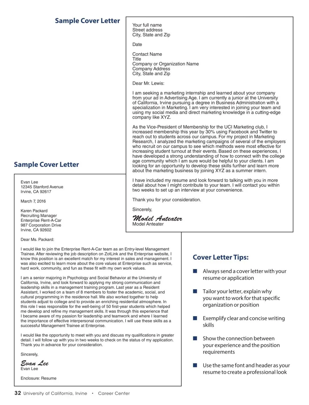 36255 tailoring cover letter
