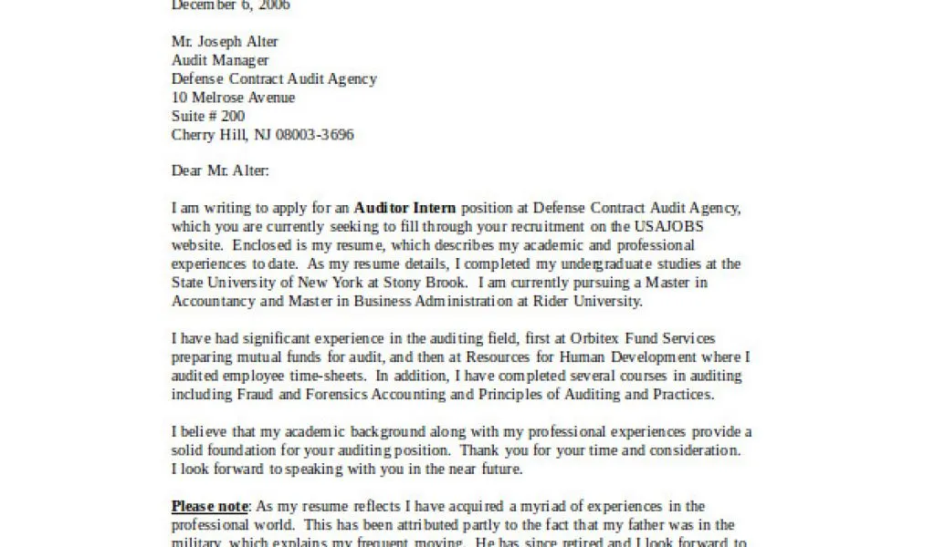 36264 tailor cover letter