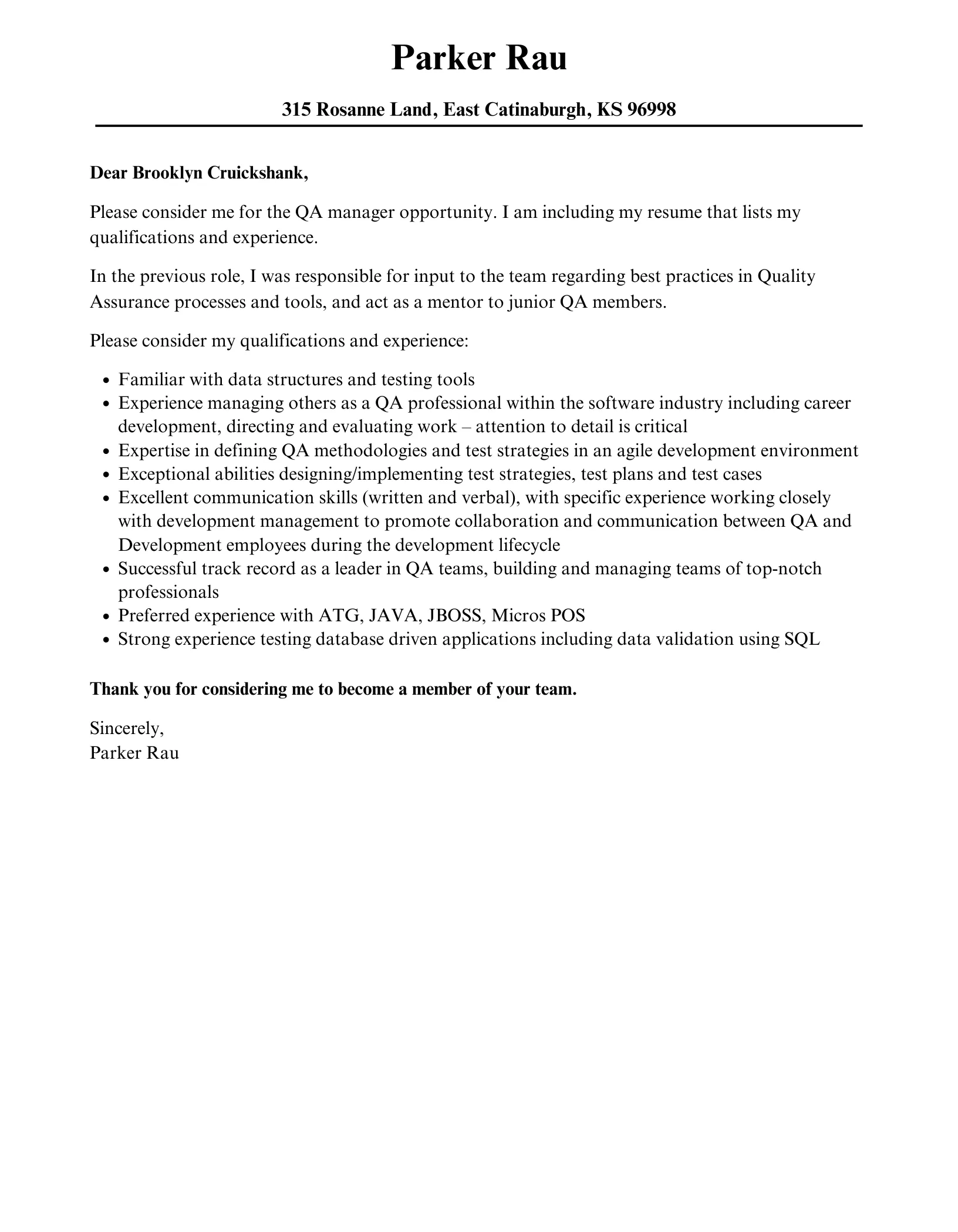 36265 understanding quality manager role