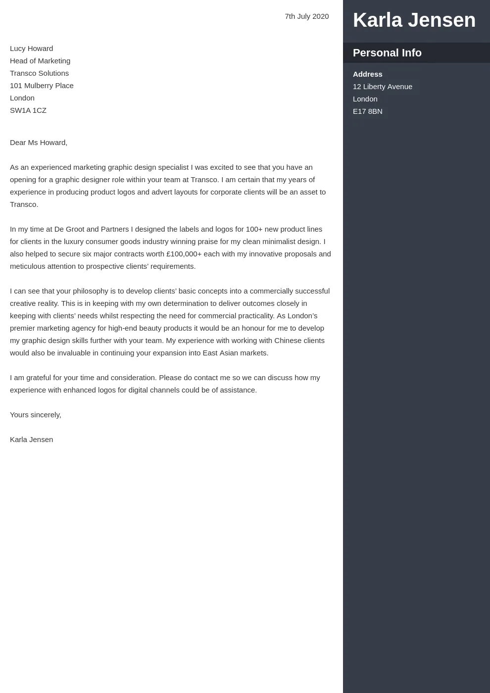 36266 functional cover letter sample