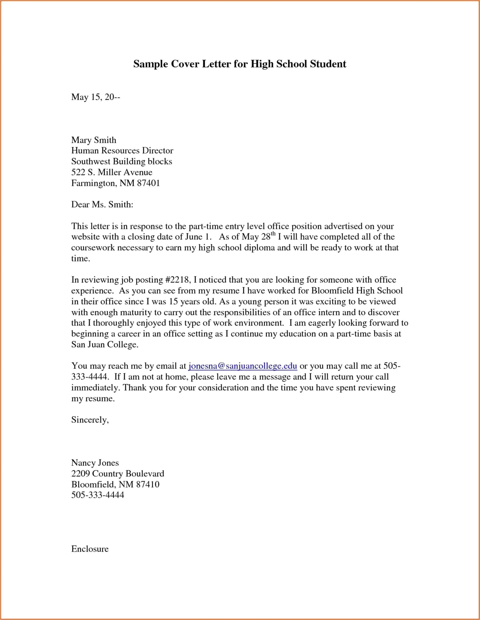 36268 cover letter formatting