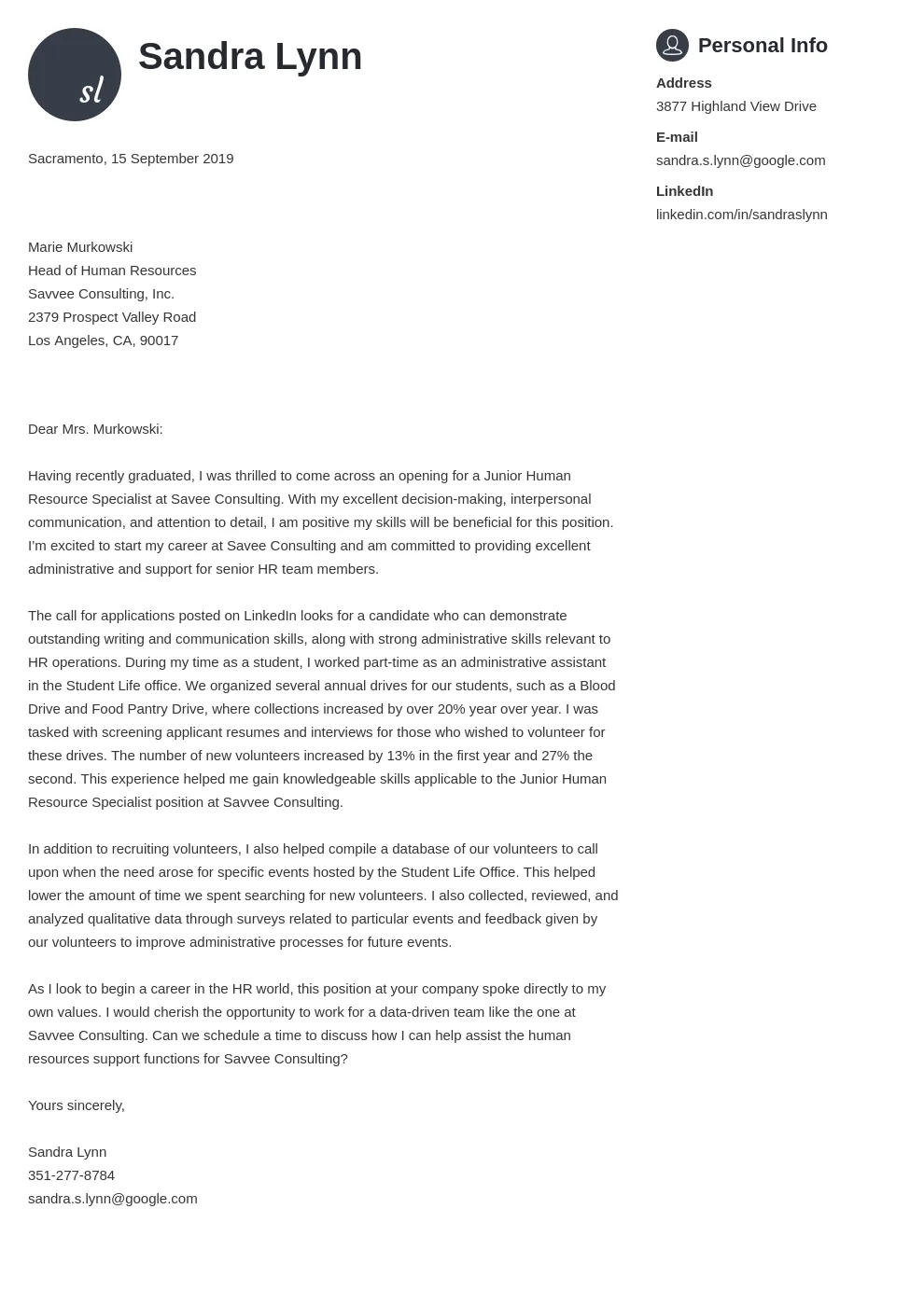 36270 enthusiastic cover letter