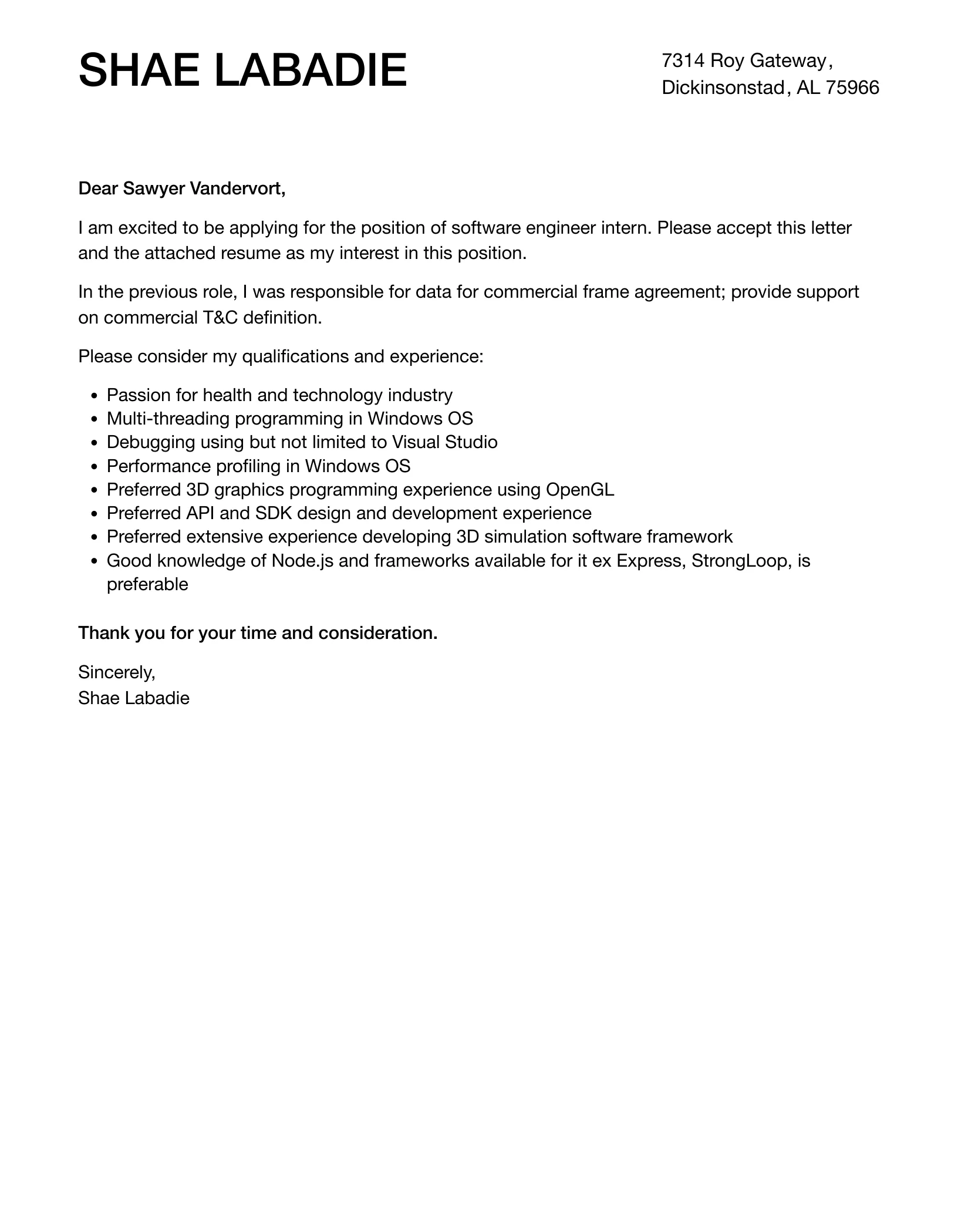 36284 cover letter software engineer intern 4