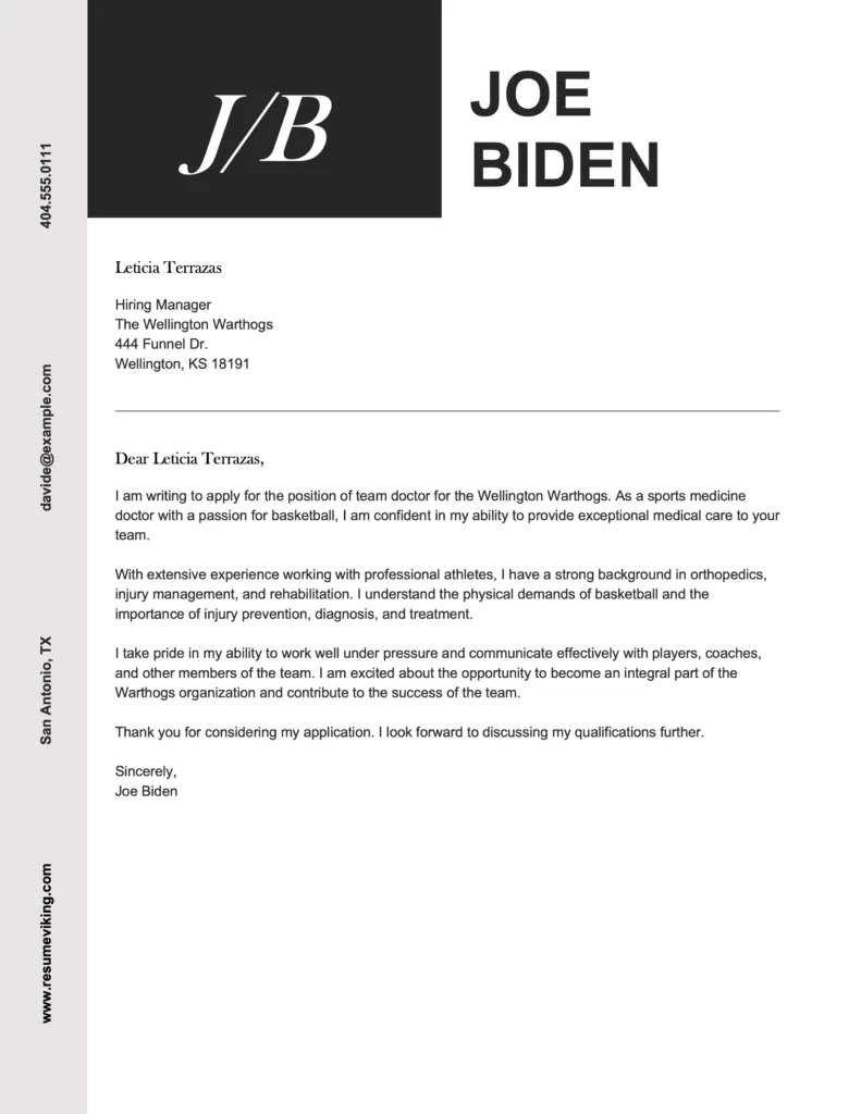 36288 cover letter formatting