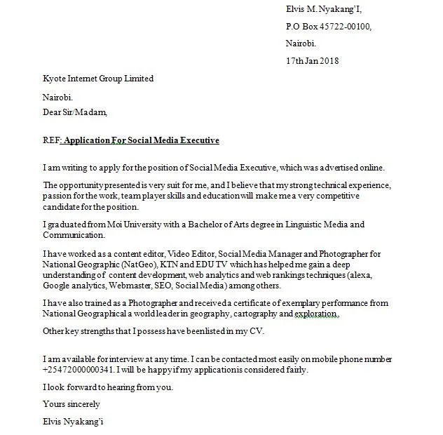 36297 achievements cover letter