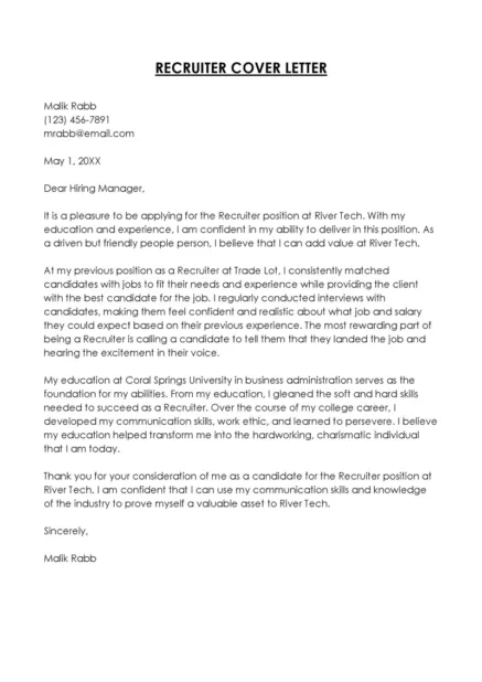 36300 cover letter structure