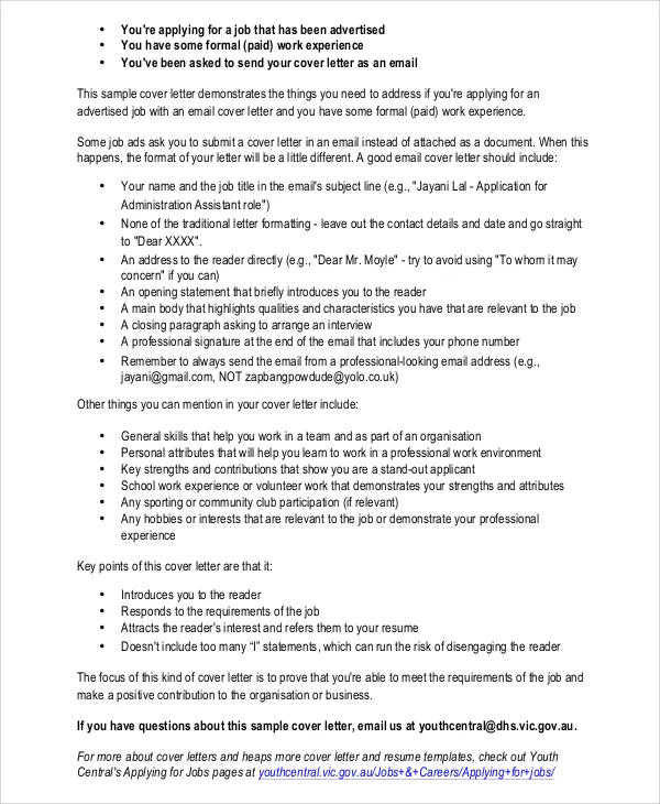 36320 personalize cover letter