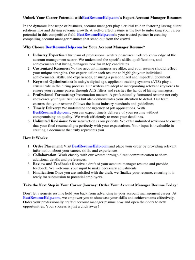 36328 account manager cover letter tips