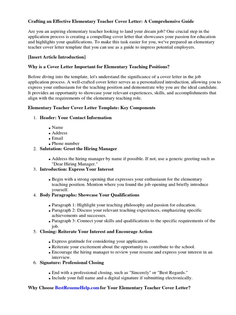 36330 teacher cover letter