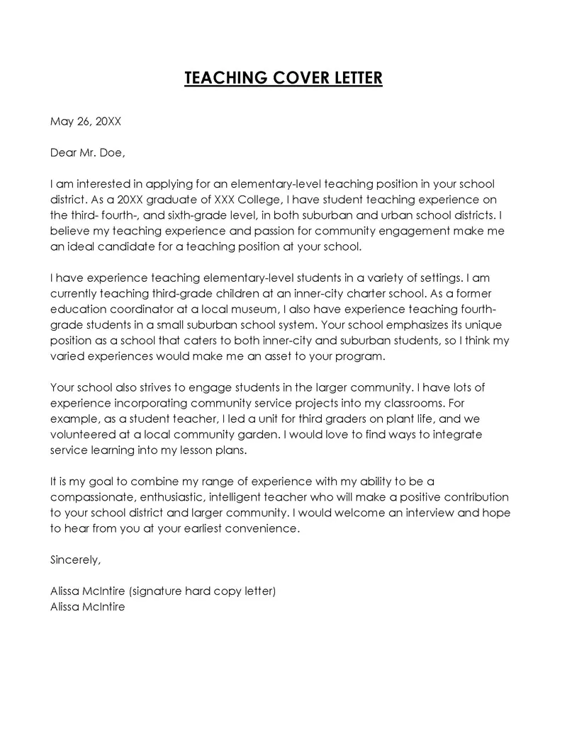 36343 cover letter formatting tips