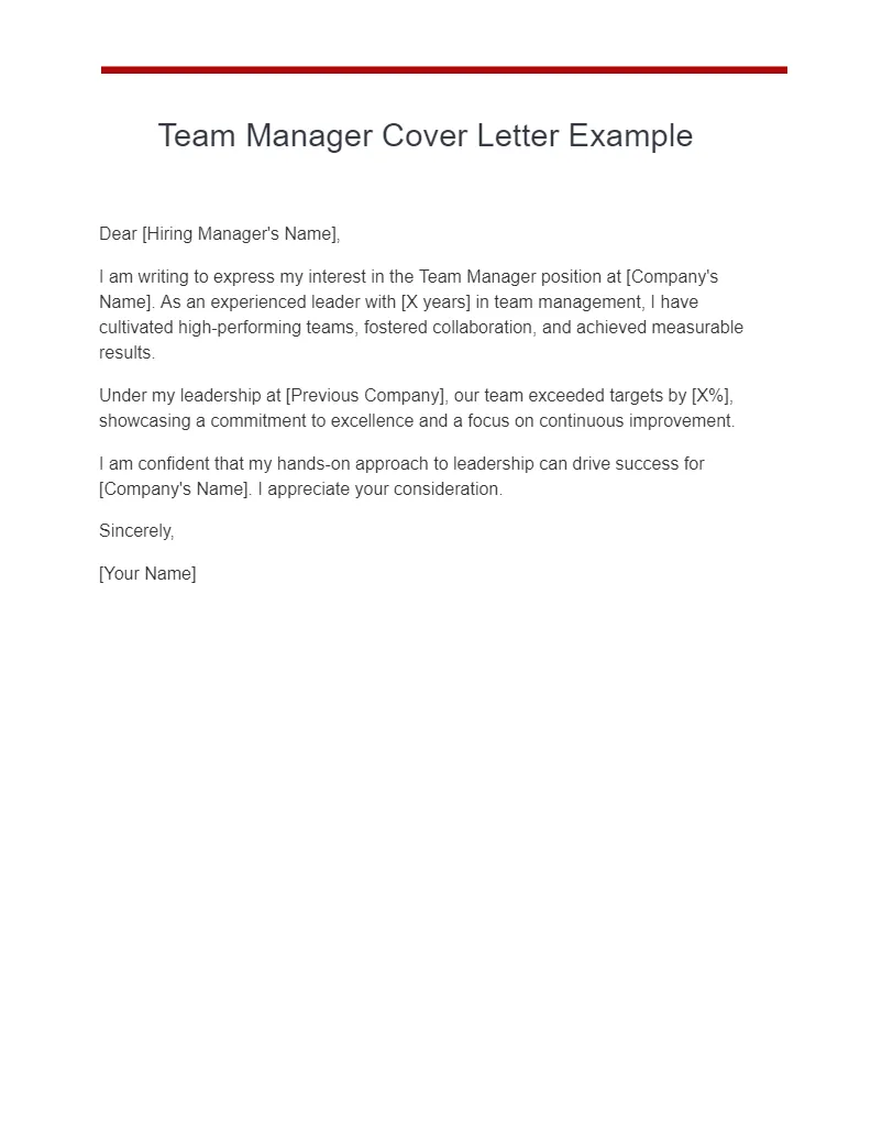 36366 manager cover letter achievements