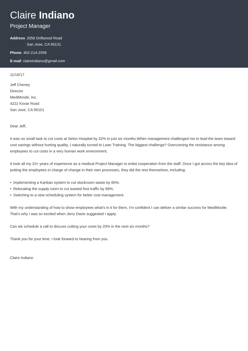 36367 cover letter example