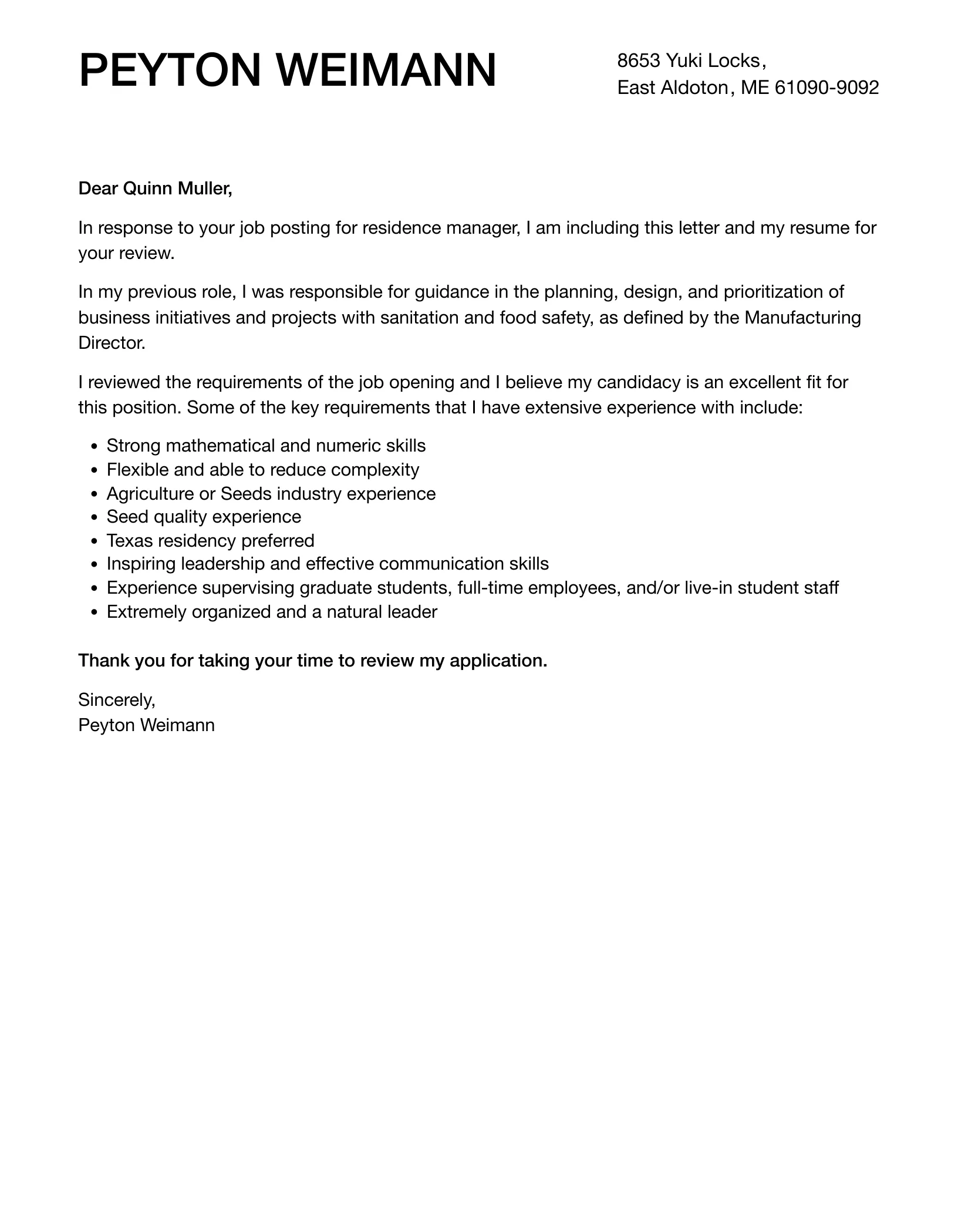 36371 residence life formatting