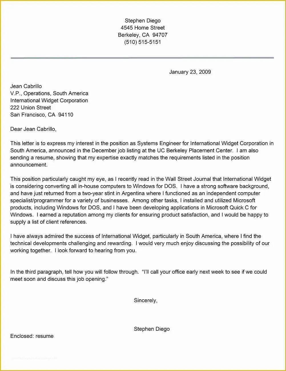 36380 customizing cover letter