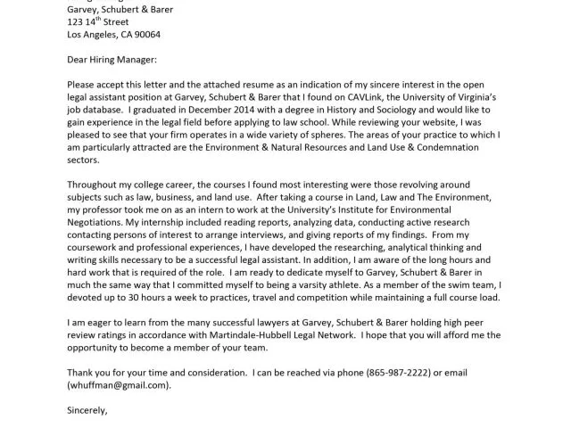 36381 highlighting work cover letter